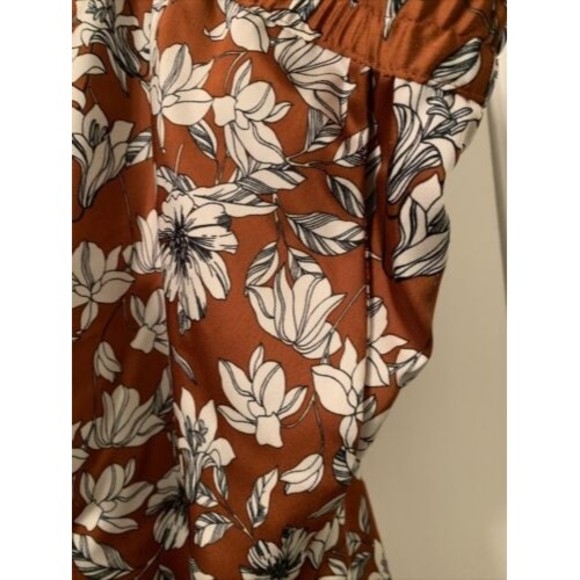 La Ligne x Target Women's Plus Size 4X Floral Print Satin Pants Trousers - Picture 4 of 13